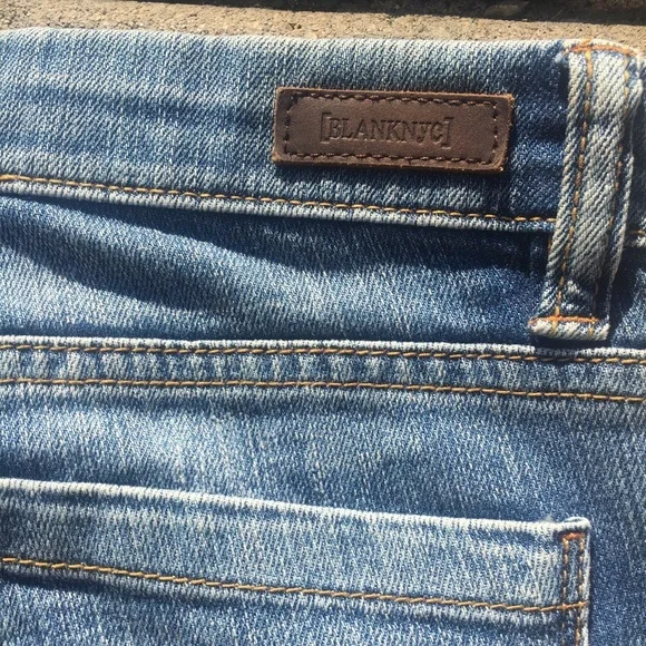 NWOT BLANK NYC GOLD METALLIC SKINNY JEANS 25 - Picture 4 of 9
